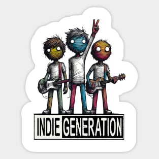 Indie Generation Sticker